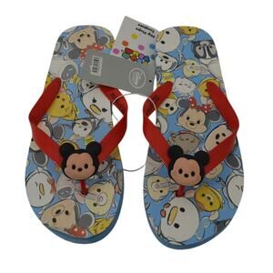 Disney TSUM TSUM Womens US 9 Flip Flops Sandals Mickey Mini
